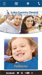 Mobile Screenshot of lakecountrydental.com